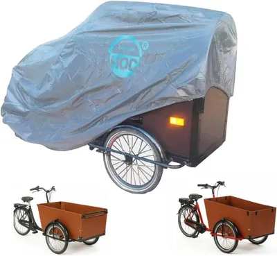 XL Lastenfahrradhülle für verschiedene Fahrräder - Geeignet für Cangoo, KeeWee, Babboe und mehr