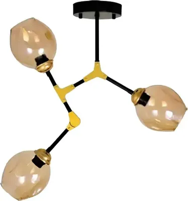 Produktbild von Lüster Kronleuchter Deckenlampe Deckenleuchter Lampen Gold Modern Glas