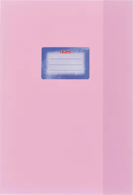 Produktbild von Herlitz Hefthülle A4 Baststruktur rosa