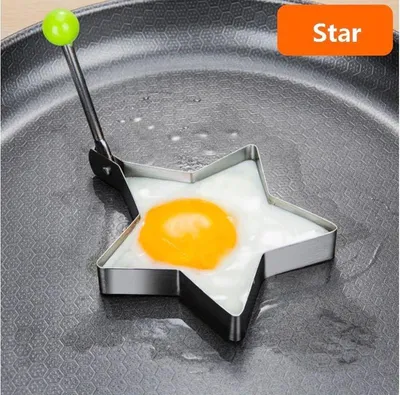 Produktbild von CHPN - Sternbackform - Stern - Eierform - Eier backen - Backformen für Spiegelei - Sternform - Sternförmig - Sternei - Pfannkuchenform