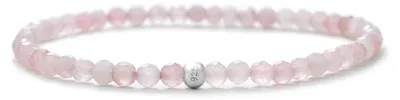 Produktbild von BERGERLIN Naturstein Armband Damen Herren, echtes Edelstein Perlenarmband