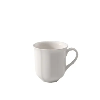 Produktbild von Villeroy & Boch Vorteilset 6 Stück Manoir Becher mit Henkel Premium Porcelain weiß