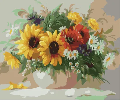 Malen nach Zahlen Set, Acryl, 40x50 cm, ohne Rahmen