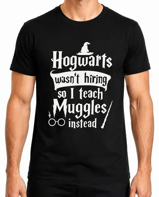 Produktbild von Hogwarts wasn't hiring Muggle Zauberer Lehrer Halloween Kostüm Herren T-Shirt, Schwarz, L