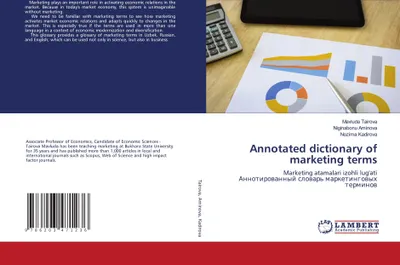 Produktbild von Annotated dictionary of marketing terms