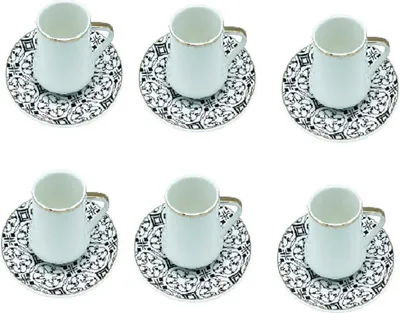 Obrázok produktu pre Schäfer 12-dielna súprava moka 90 ml - kávový servis na moka a espresso biely