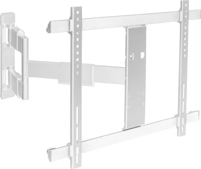 Produktbild von Wandhalterung weiss für TV Monitore 32-60" vollbeweglich, ausziehbar, schwenkbar, neigbar, drehbar, ultraflach, SLIMLINE-A-466-W