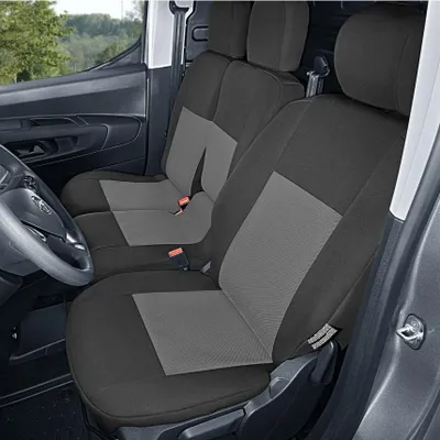 Produktbild von Maß-Sitzbezüge kompatibel mit Toyota Proace City 2019- Vorne 1te-Reihe (Einzelsitz + 2er-Bank) Z460659