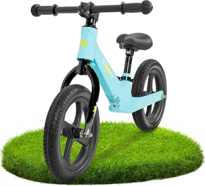Obrázok produktu pre Bežecký bicykel tyrkysové kolesá 12 "rám z horčíkovej zliatiny ľahký robustný
