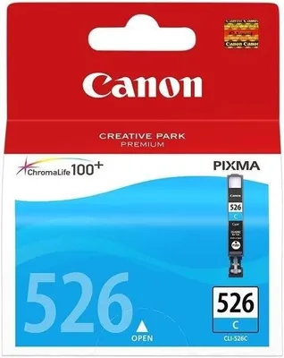 Obrázok produktu pre CANON CLI-526 C azúrová atramentová kazeta