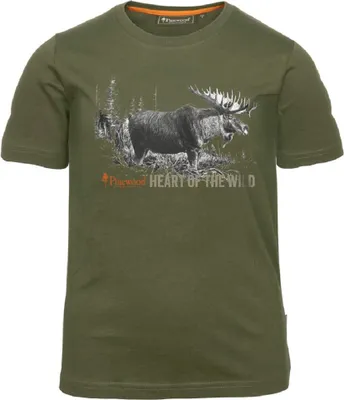 Produktbild von Pinewood 6466 Elch T-Shirt Kids Green (100) 152