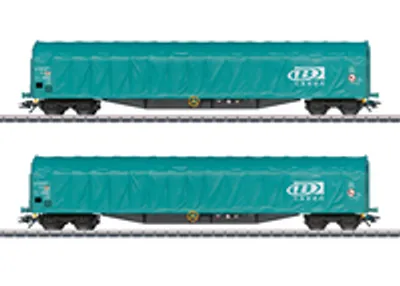 Image de Märklin 47164 H0 Coffret de 2 wagons à bâche coulissante de la SNCB