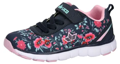 Productafbeelding van Lico meisjes sneakers, model Zonnebloem, marineblauw, turquoise, roze, maat 37 EU