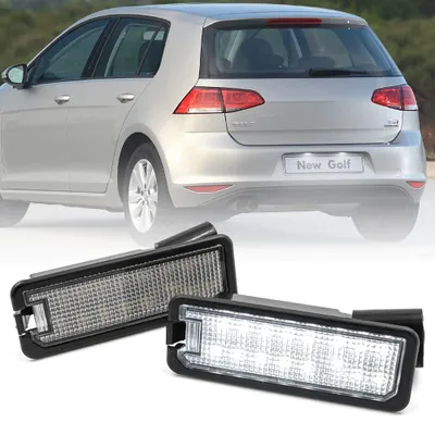 Productafbeelding van Witte LED Kentekenverlichting voor Golf en Polo Modellen