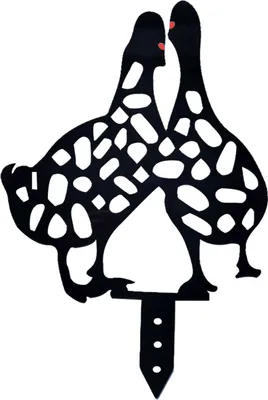 Produktbild von Gartenpfahl Entenmuster hohles Design Acryl im Freien dekorative Tierstake für Garten-4