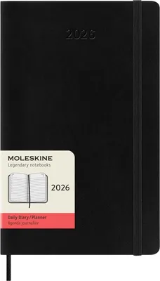 Produktbild von MOLESKINE Buchkalender 2026 Tage L/A5 Softcover schwarz