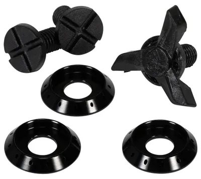 Image de Troy Lee Designs SE5 Kit de vis pour visière de casque, plastique, black (3 pcs.)