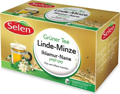 Obrázok produktu pre SELEN Zelený čaj limetka mäta
