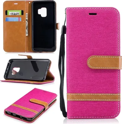 Zdjęcie produktu dla Etui na telefon Samsung Galaxy S9 etui ochronne etui na kartę etui różowe