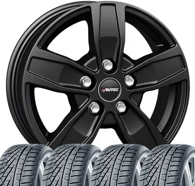 Produktbild von Kompletträder Winterräder Winterkompletträder Reifen mit Felgen Quantro 7x17 ET51 5x112 kompatibel mit Mercedes-Benz Marco Polo Vito V-Klasse