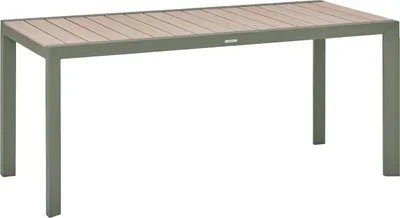 Produktbild von Gartentisch 6-sitzig evasion beige leinen lorbeerblatt  - Hespéride