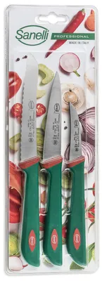 Productafbeelding van SANELLI Premana Professional - Set van 3 - Groentemes - Tomatenmes - Groentemes SNL 662603 8007372005147