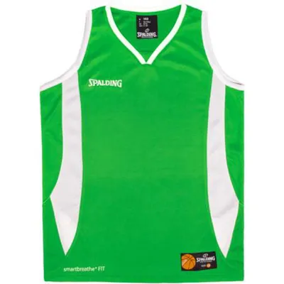Image de Maillot de basketball Spalding Jam Hommes - Vert / Blanc