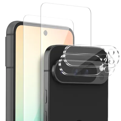 Produktbild von 2x Display + Kamera Glas für Google Pixel 9 Pro XL Displayschutz Kameraschutz Panzerfolie Displayglas Kameraglas 9H Schutzglas