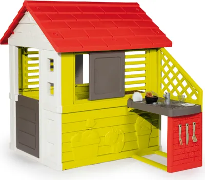 Produktbild von Smoby Natur Haus mit Sommerküche