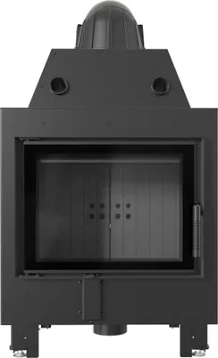 Produktbild von Kamineinsatz aus Stahl KRATKI MBM 10 kW Ø 200 schwarz Verkleidung