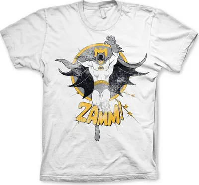 Produktbild von Batman Zamm! T-Shirt - X-Large - White