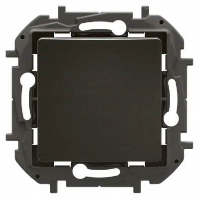 Image de Legrand Niloe NP2210BK, interrupteur simple encastré, noir