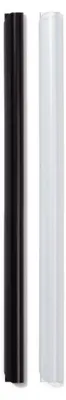 Obrázok produktu pre Durable Klemmschiene 5mm transparent A5 Packung 100 Klemmschienen - Bürokleinmaterial - A5