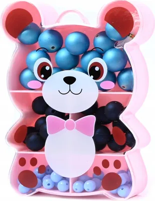 Produktbild von Schmuckperlen Set zum Basteln Bunte Perlen Mix in Box DIY Schmuck Kinder Kreativ
