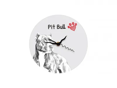 Obrázek produktu pro Pitbul hodiny s fotografií psa Art-Dog