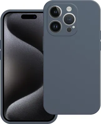Image de Cazy Coque compatible avec iPhone 15 Pro Coque - Color Backcover - Bleu