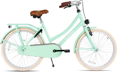 Produktbild von SJOEF City Kinderfahrrad 24 Zoll | Ab 8-12 Jahren | Kinder Fahrrad für Mädchen / Jugend | EN4210  | V-Brake & Rücktrittbremse | Reflektoren & Schloss - Türkis