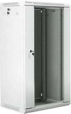 Produktbild von Kommunikationsschrank, Lanberg Rackschrank 19" Wandmontage 22HE, 600x450 zur Selbstmontage (Flatpack), grau
