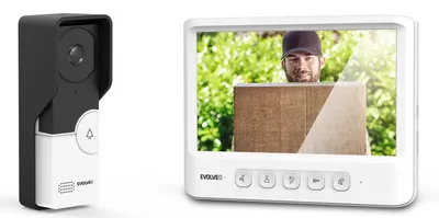 Obrázek produktu pro EVOLVEO DoorPhone IK06, set video dveřního telefonu s pamětí a barevným displejem