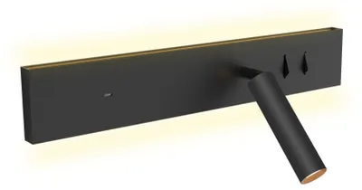 Produktbild von kalb | Avay Bettleuchte USB-C LED Wandlampe flex. Leselicht Lademöglichkeit Linke Seite