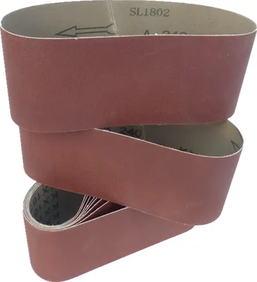 Produktbild von 20 x Schleifbänder 75 x 457mm Körnung P240 Schleifband Gewebebänder Bandschleifer Schleifpapier Gewebeband BOHRFUX
