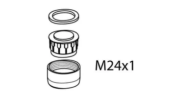 Immagine prodotto di Aeratore M24x1 cromo cromo