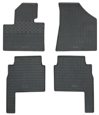 Gummifußmatten Set 4-teilig für Kia Sorento 2 XM (4/2009-9/2012), schwarz