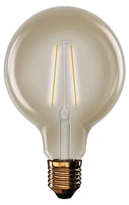 LED žárovka Vintage G95 / E27 / 4,5 W (40 W) / 420 lm / teplá bílá