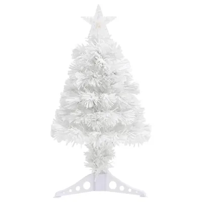 Immagine prodotto di Albero Natale Preilluminato Bianco 64 cm in Fibra Ottica