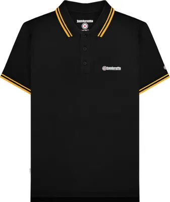 Obrázek produktu pro Lambretta - Pánská polokošile "SS25" LB239 (M) (černá/zlatá)