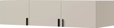 Kleiderschrank, Drehtürenschrank Kaschmir mit Ablageflächen und Kleiderstangen Breite 150 cm