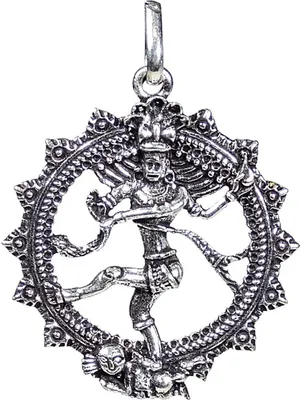 Produktbild von Anhänger Shiva Silberfarben -- 4.5 cm