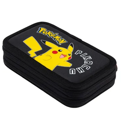 Obrázek produktu pro Majewski dvojitý penál s příslušenstvím Pokemon Pikachu