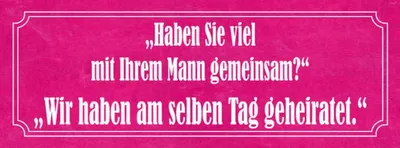 Produktbild von vianmo Holzschild 10x27 cm Haben Sie viel mit Ihrem Mann Männer Frauen